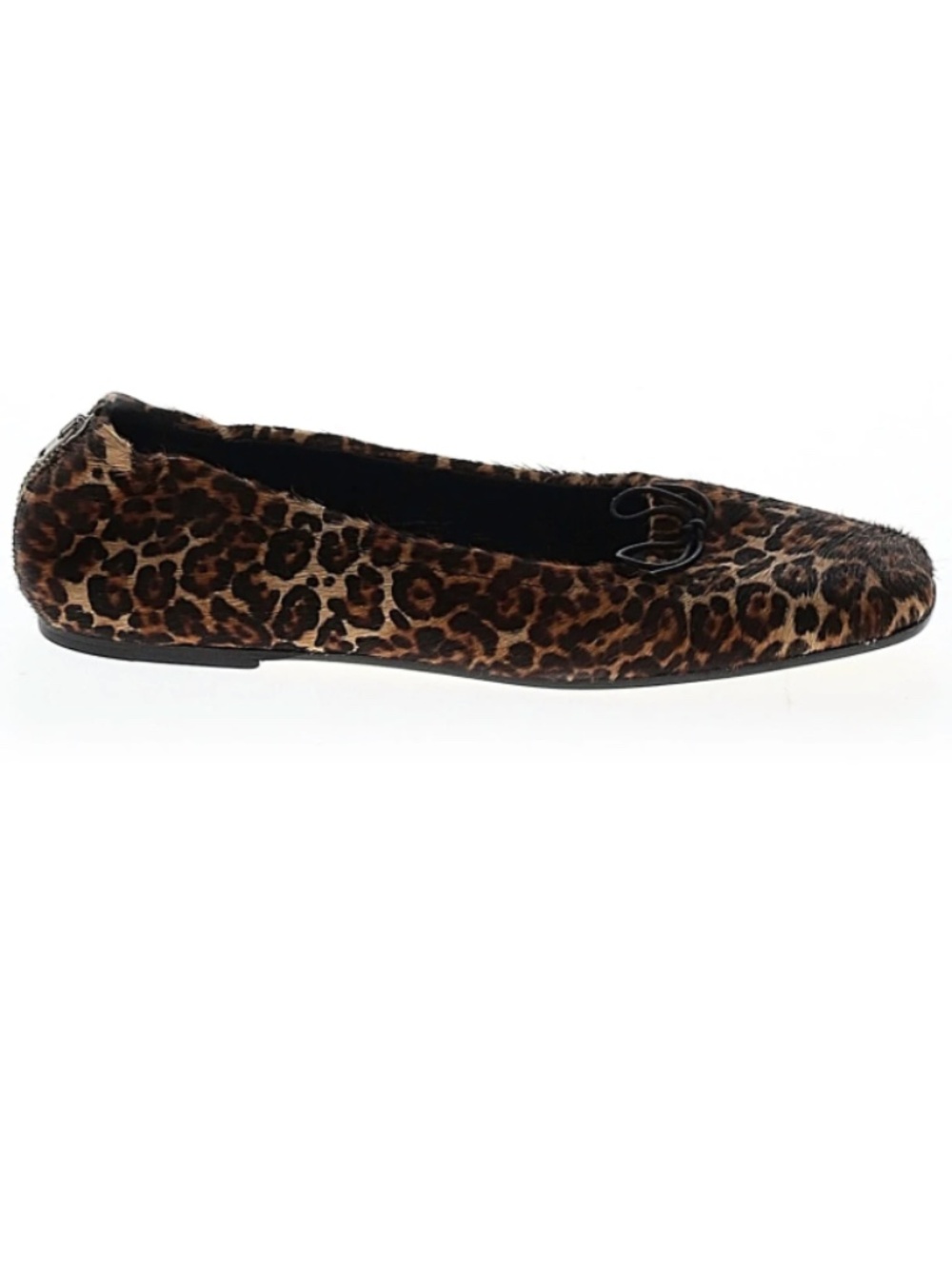 GOLDEN GOOSE pony hair Amy Leopard-Print Ballet Flats